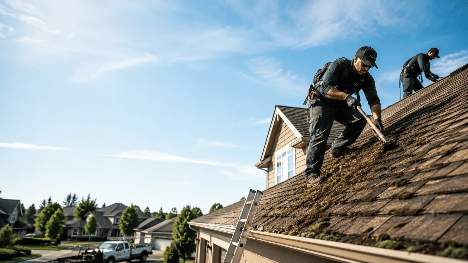 Roof Moss Removal in Mio, MI near me